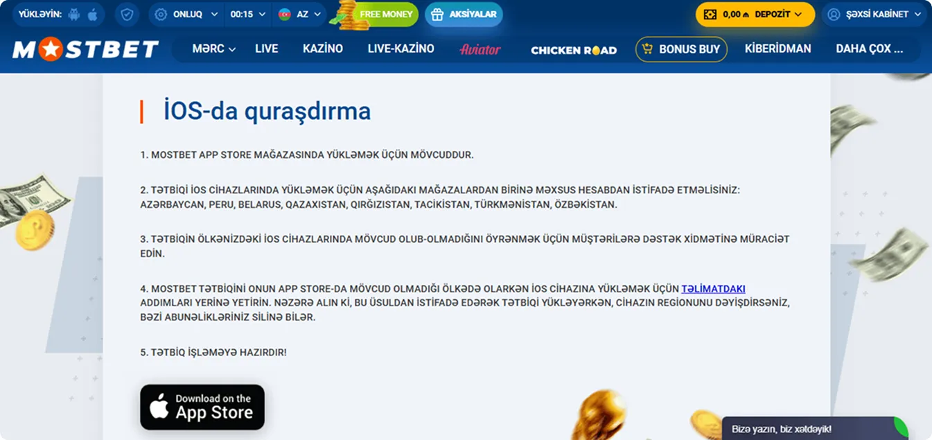 iPhone üçün quraşdırma