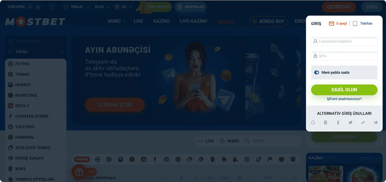 Mostbet Girişi
