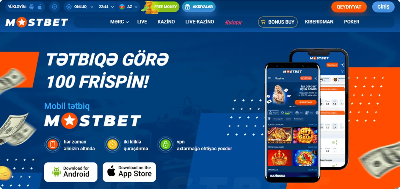 Mostbet mobil tətbiqi