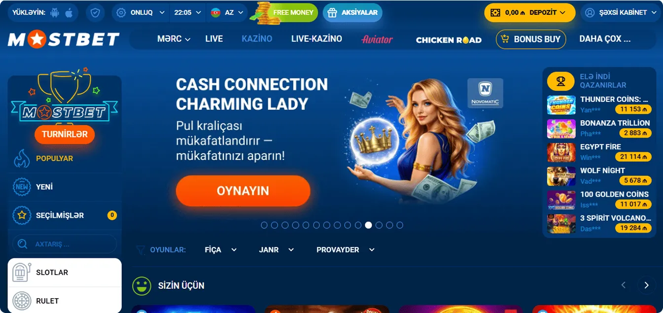 Mostbet Kazino Bonusu nədir